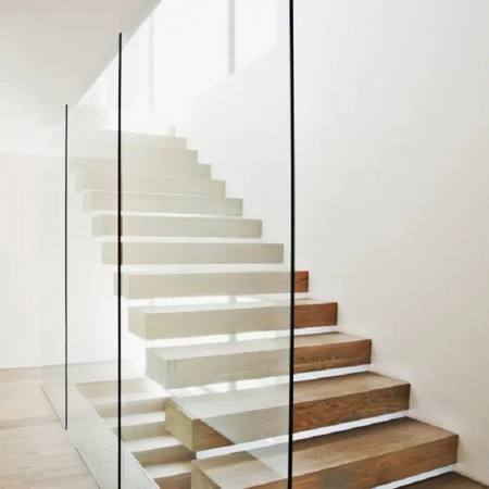 Balustrade en verre pour escalier pas cher